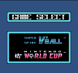 Super Spike V'Ball + Nintendo World Cup (USA) In game screenshot